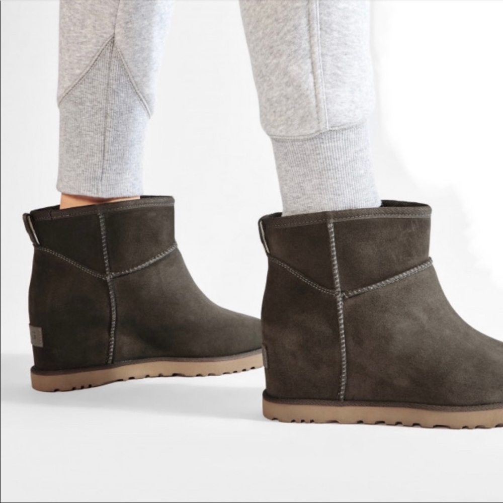 UGG | Classic Femme Mini Slate Wedge Boot New without box